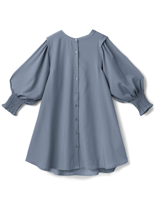 4Wayウィングショルダーチュニックワンピース