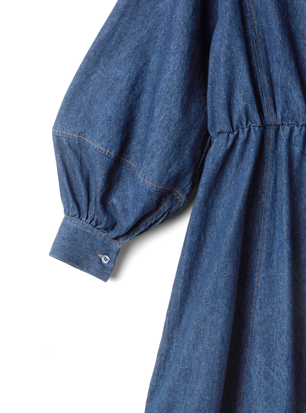 前後2way配色ステッチデニムワンピース Pp036a レディースファッション通販のグレイル Grl 公式 前後2way配色ステッチデニムワンピース Pp036a レディースファッション通販のグレイル Grl 公式