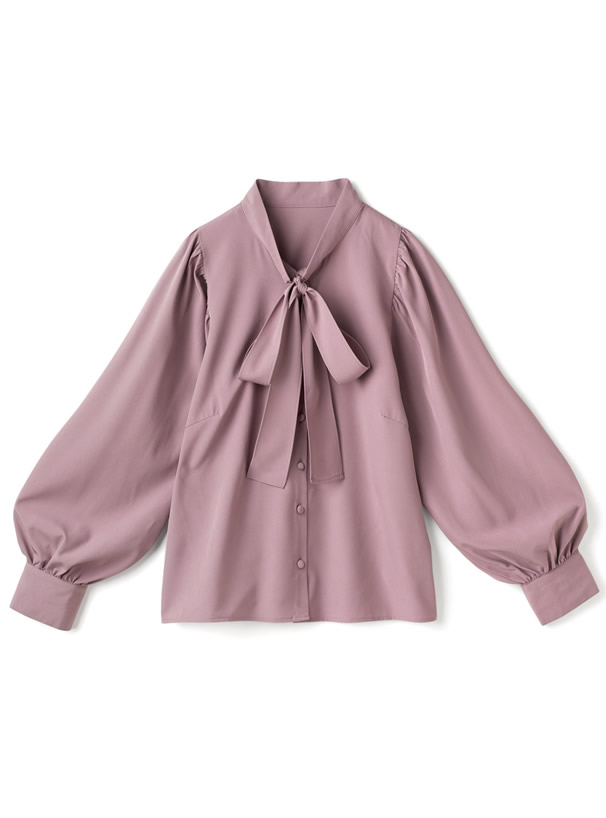 ボウタイスタンドカラーブラウス Pp057 レディースファッション通販のグレイル Grl 公式