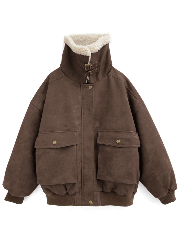 襟2Wayレザージャケット[pp195] | レディースファッション通販の