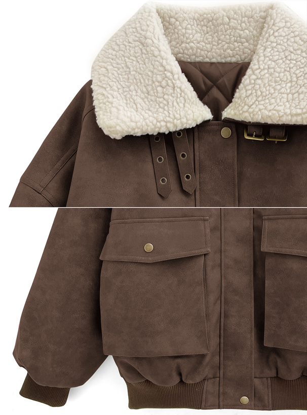 襟2Wayレザージャケット[pp195] | レディースファッション通販の