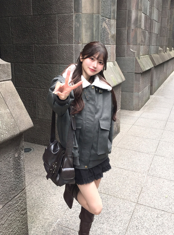 襟2Wayレザージャケット[pp195] | レディースファッション通販の