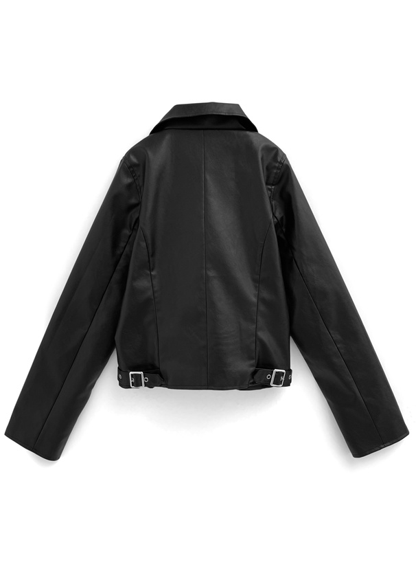 レザーコンパクトライダースジャケット