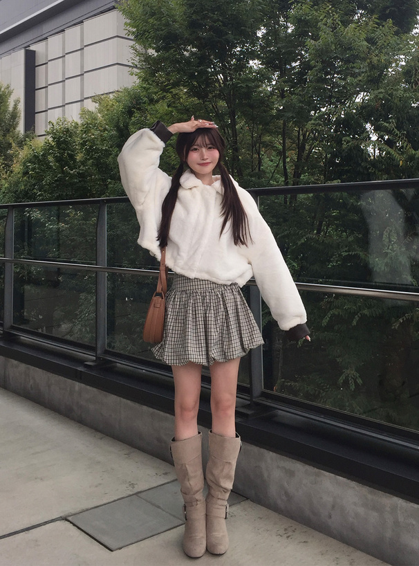 2Wayリバーシブルレザーファージャケット[pp217] | レディース