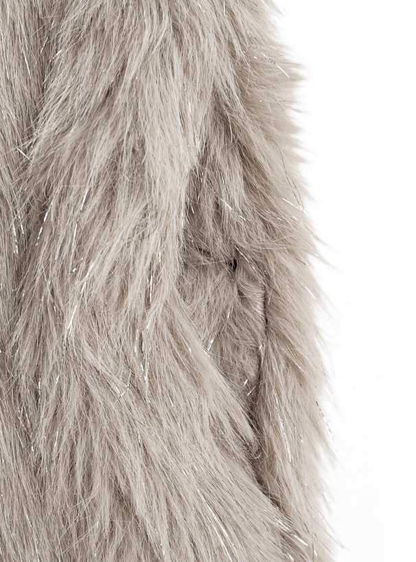 ラメシャギーファーベスト