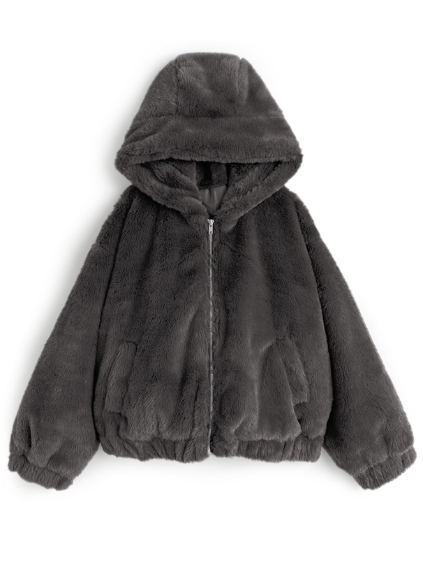 フード付きファーブルゾン[pp246] | レディースファッション通販の