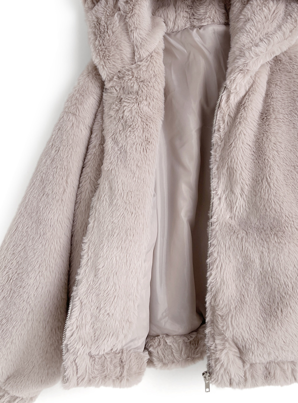 フード付きファーブルゾン[pp246] | レディースファッション通販の