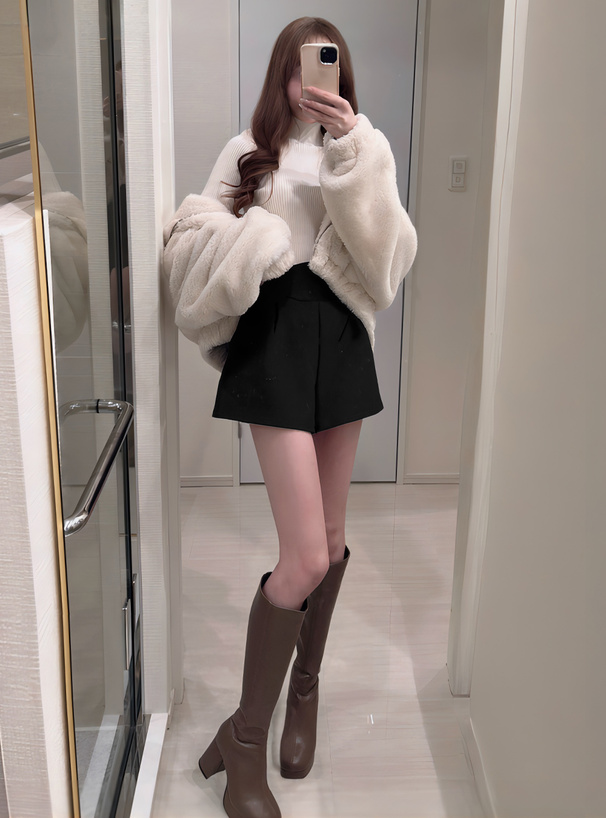 フード付きファーブルゾン[pp246] | レディースファッション通販の