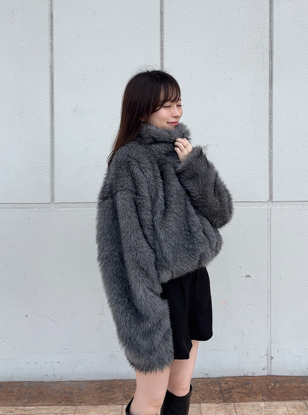 襟2Wayファーブルゾン[pp247] | レディースファッション通販のグレイル