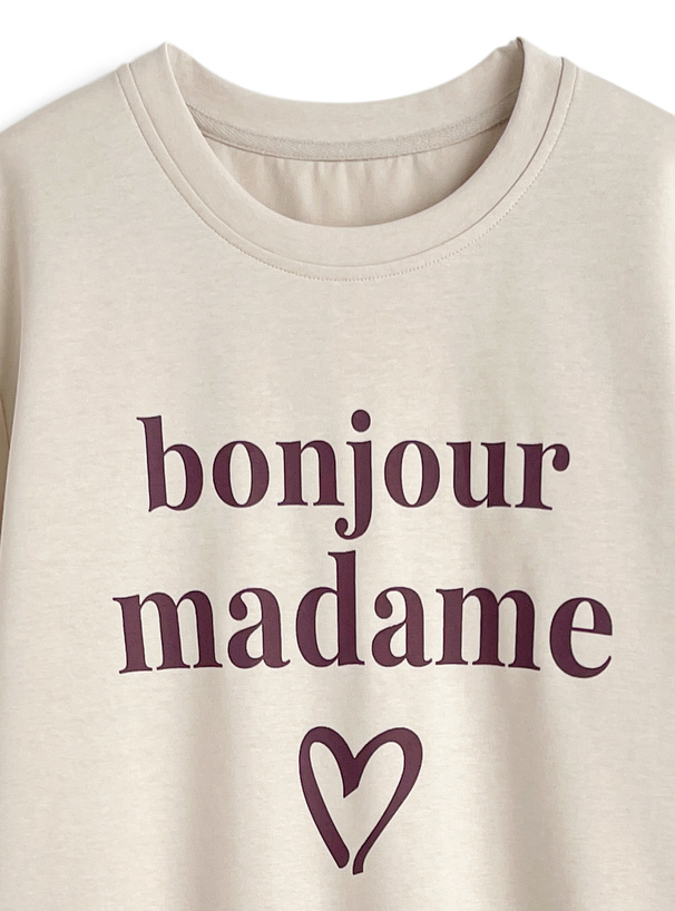 ロゴTシャツ×プリーツミニスカートセットアップ