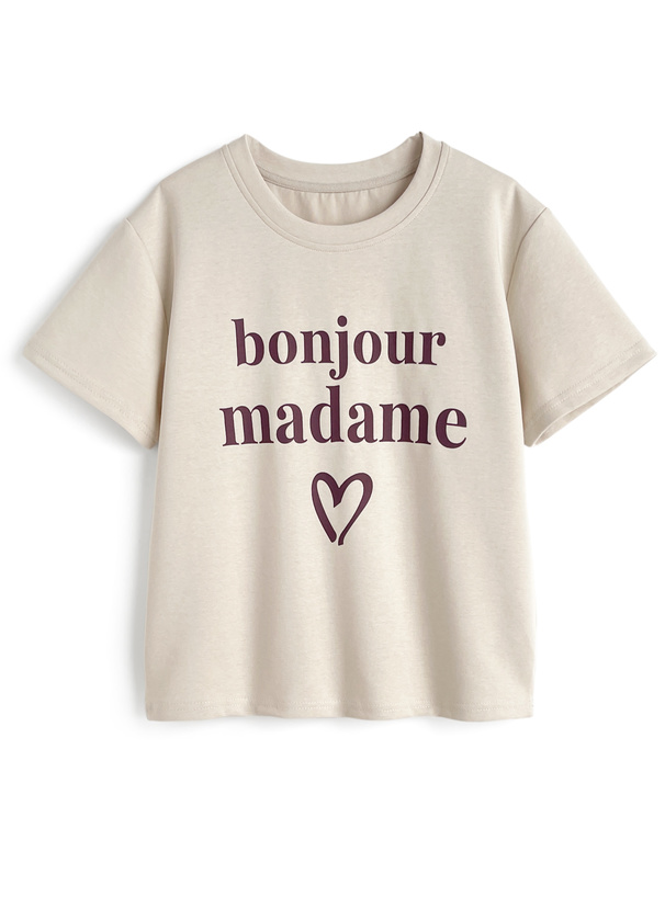 ロゴTシャツ×プリーツミニスカートセットアップ