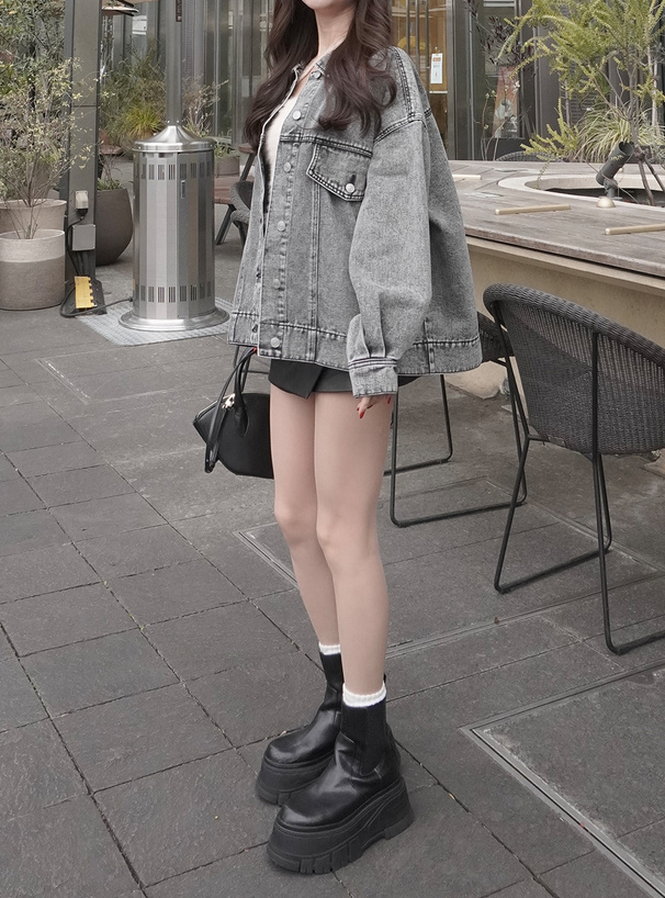 オーバーサイズデニムジャケット