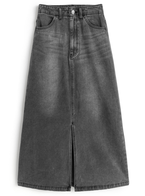 Aラインデニムスカート