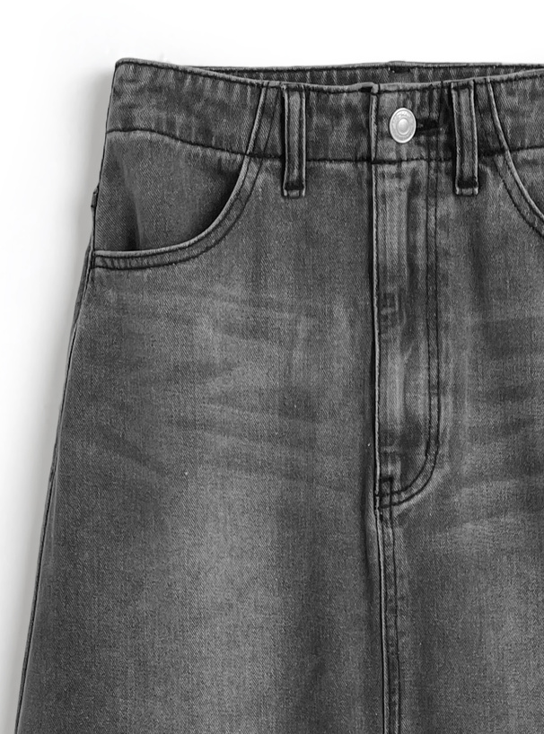 Aラインデニムスカート