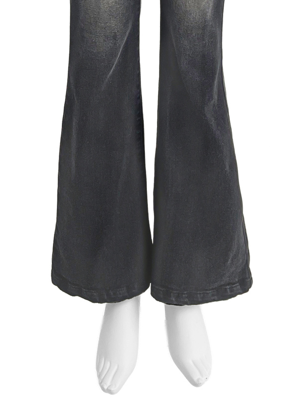 グラデーションハイウエストフレアデニムパンツ