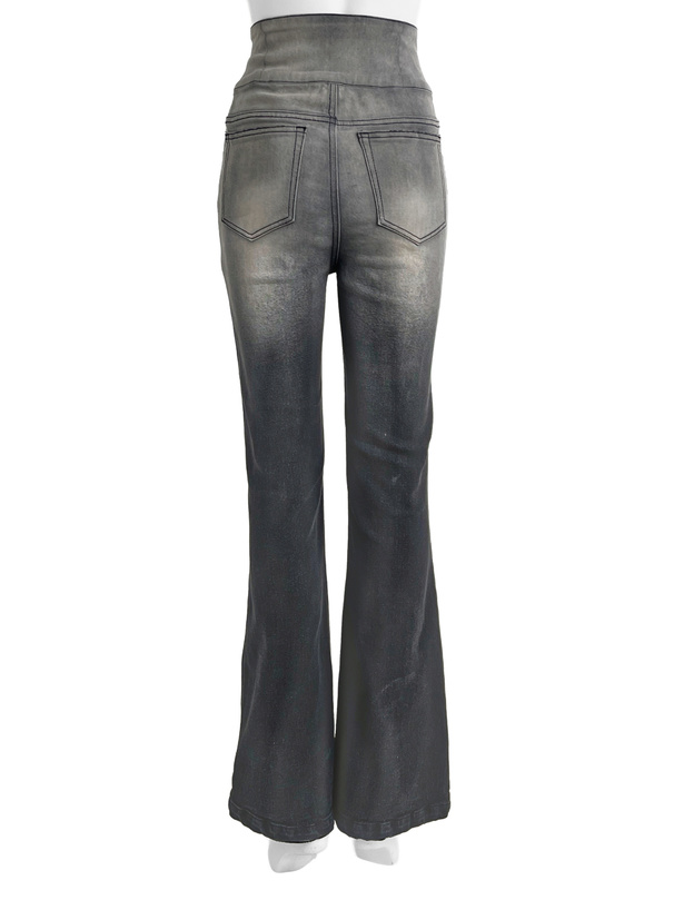 グラデーションハイウエストフレアデニムパンツ[qu136] | レディース