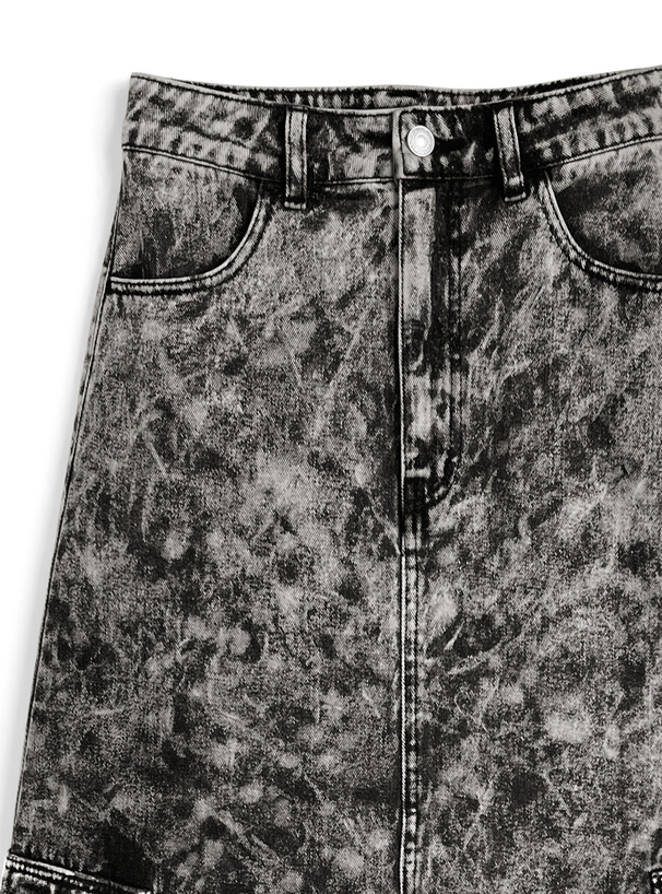 タイダイ加工ワークスカート