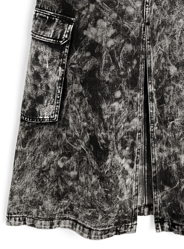 タイダイ加工ワークスカート