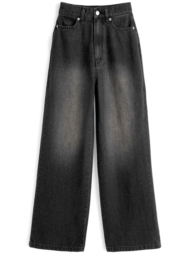 ルーズワイドデニムパンツ[qu151]