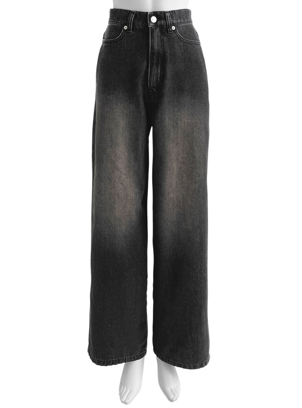 ルーズワイドデニムパンツ