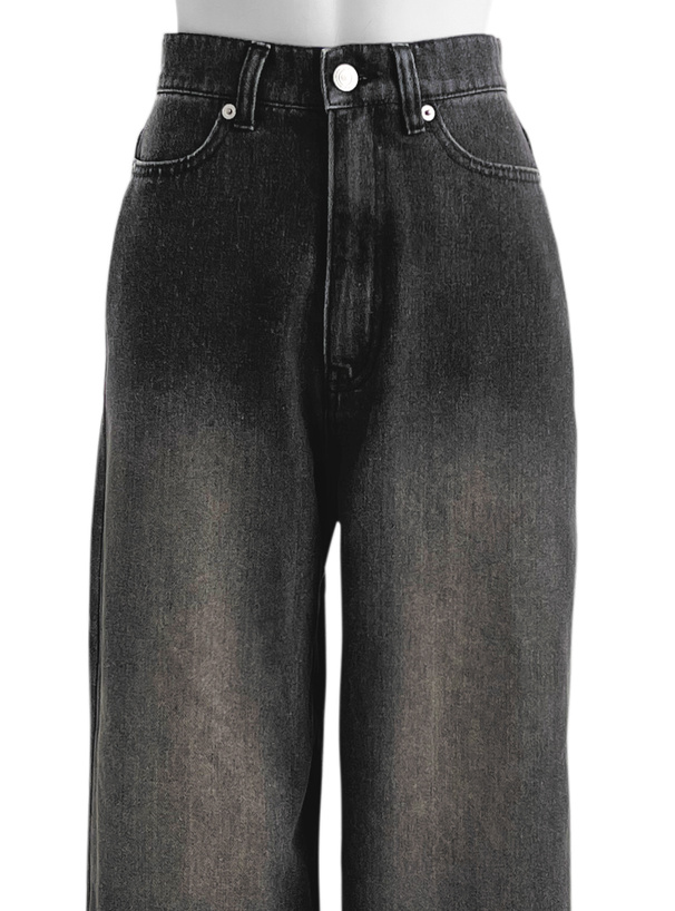 ルーズワイドデニムパンツ