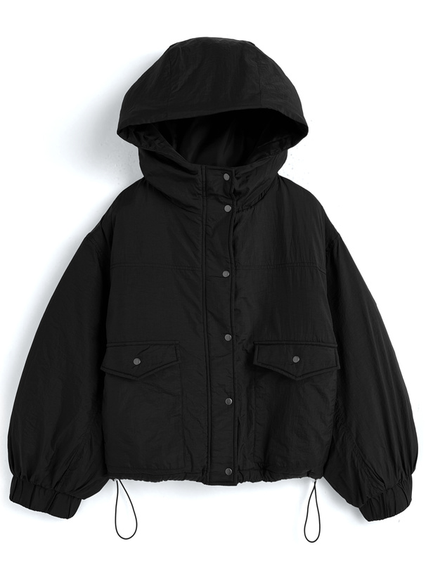 中綿フードブルゾン