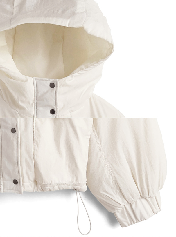 中綿フードブルゾン