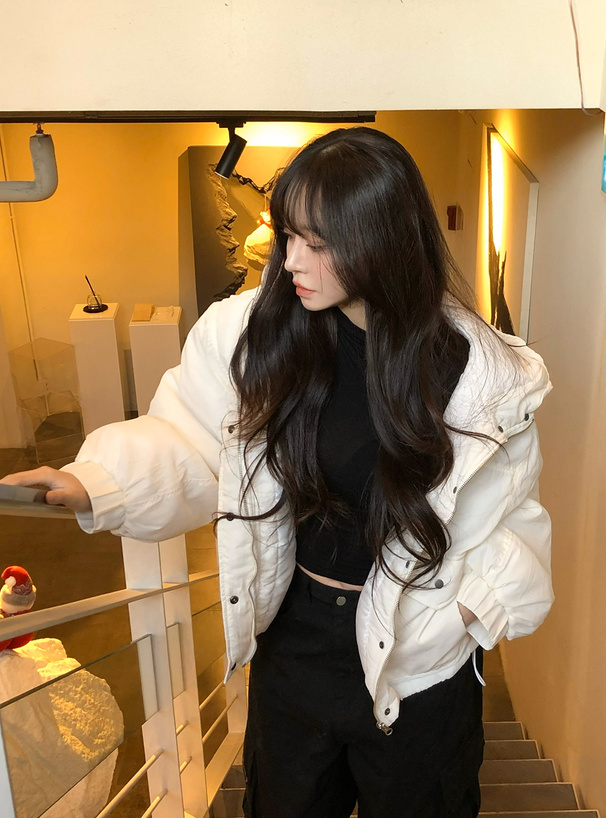 中綿フードブルゾン