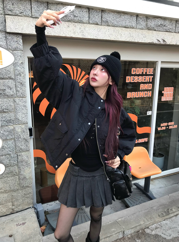 中綿フードブルゾン[qu155] | レディースファッション通販のグレイル