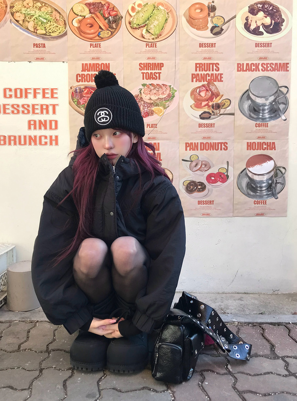 中綿フードブルゾン