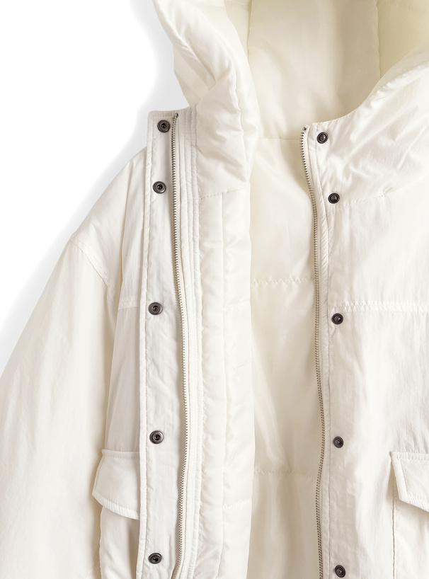 中綿フードブルゾン