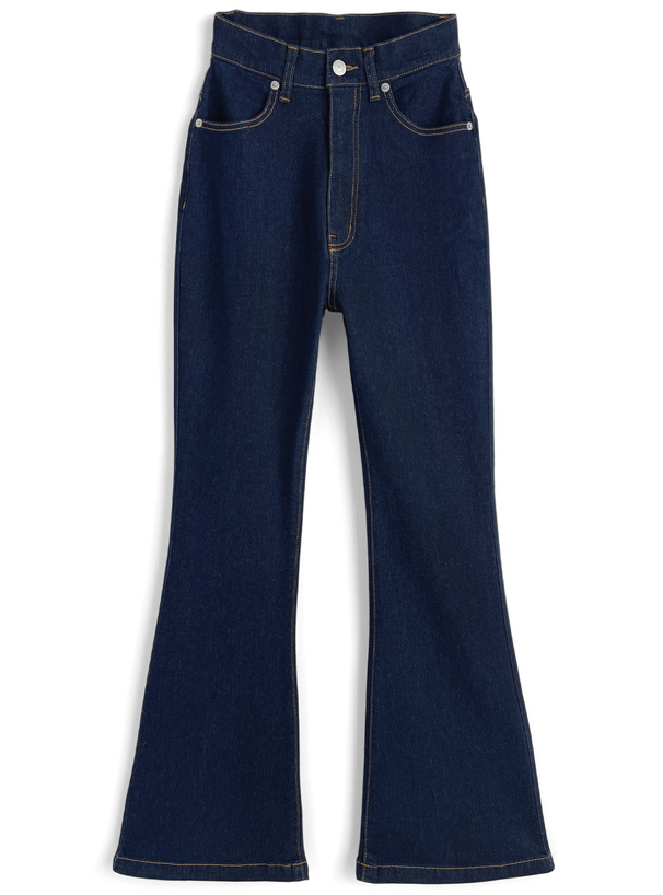 ストレッチフレアデニムパンツ