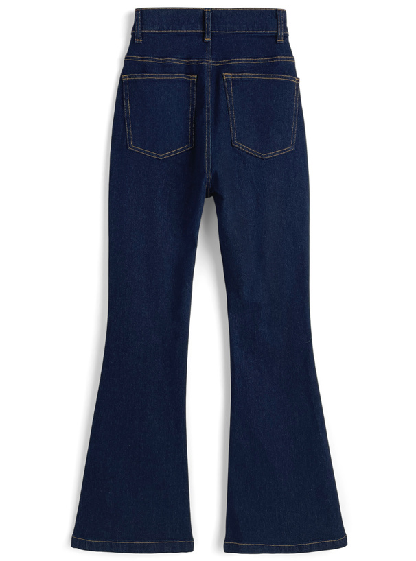 ストレッチフレアデニムパンツ[qu156] | レディースファッション通販の