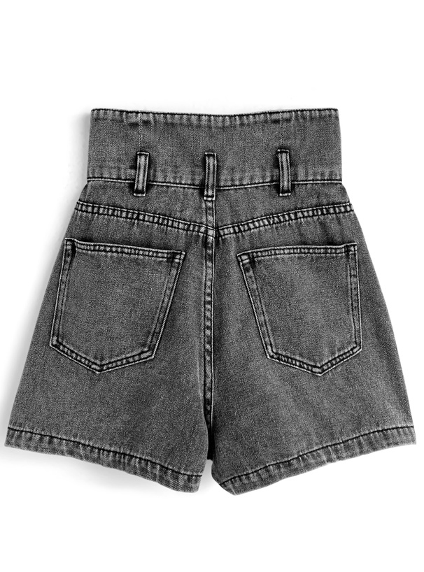 ハイウエストデニムショートパンツ[qu159] | レディースファッション