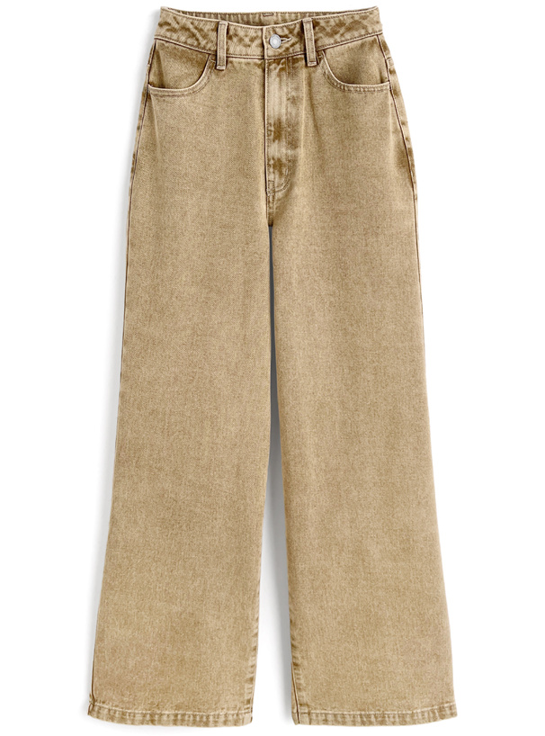 カラーデニムパンツ