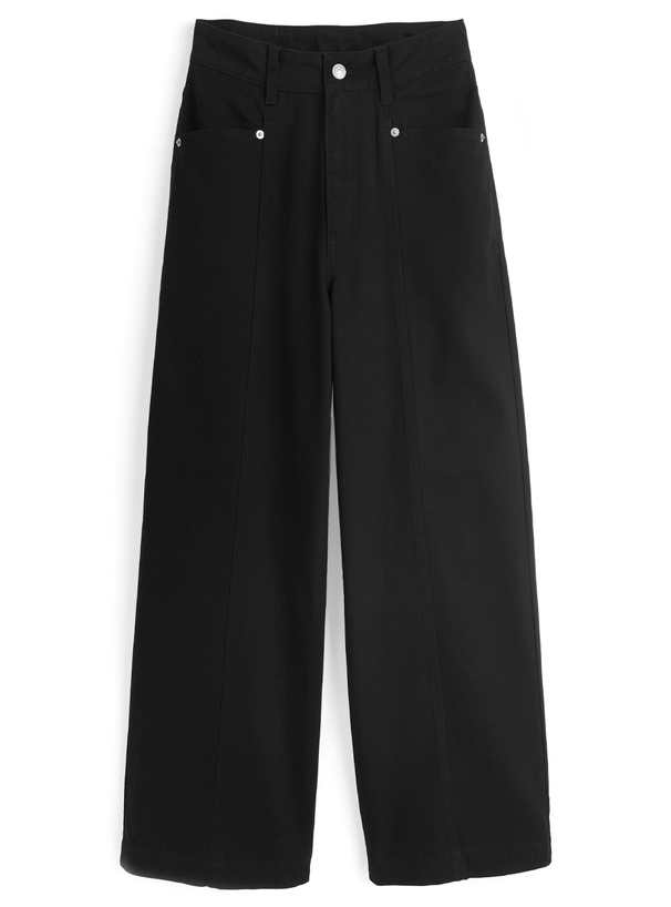 センターシームワイドパンツ