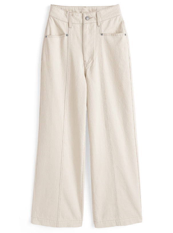 センターシームワイドパンツ