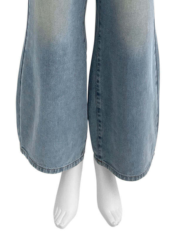 バギーデニムパンツ