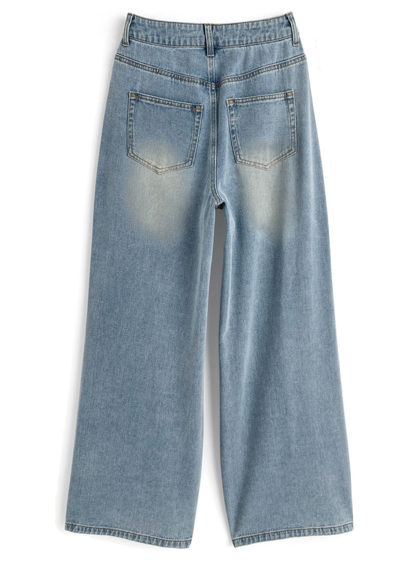 バギーデニムパンツ