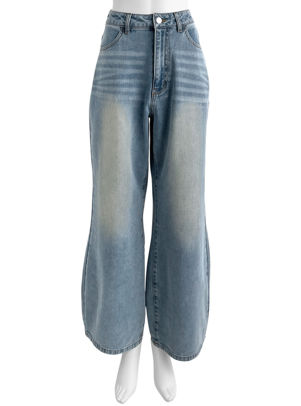 バギーデニムパンツ