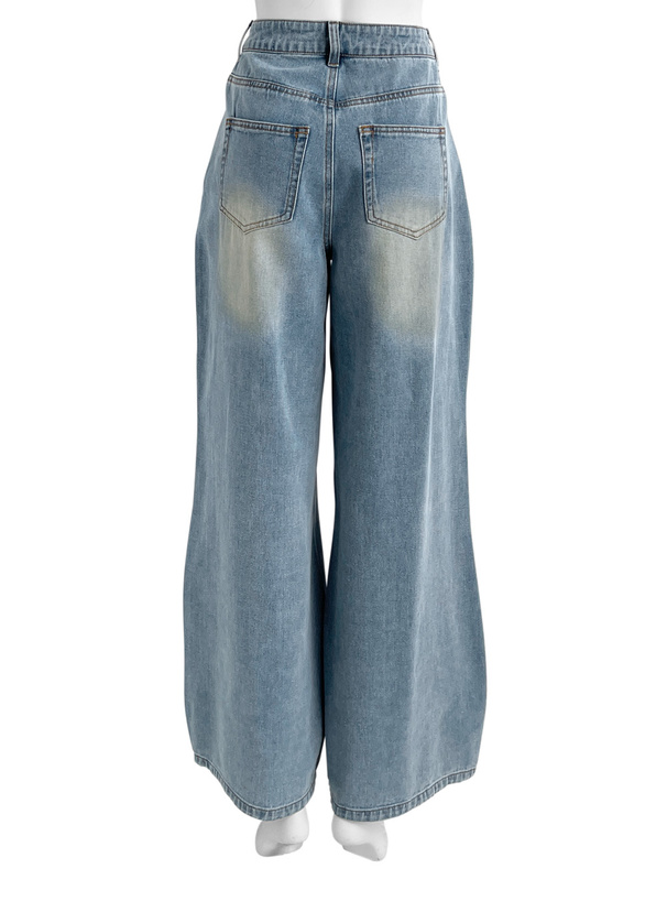 バギーデニムパンツ