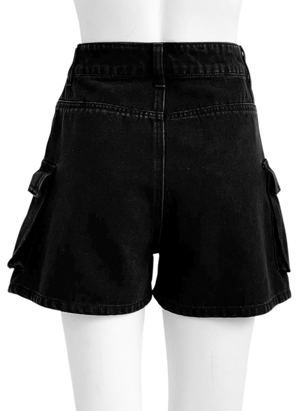 カーゴデニムショートパンツ[qu164] | レディースファッション通販の