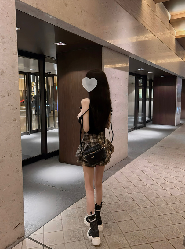 アメスリリブニットタンクトップ