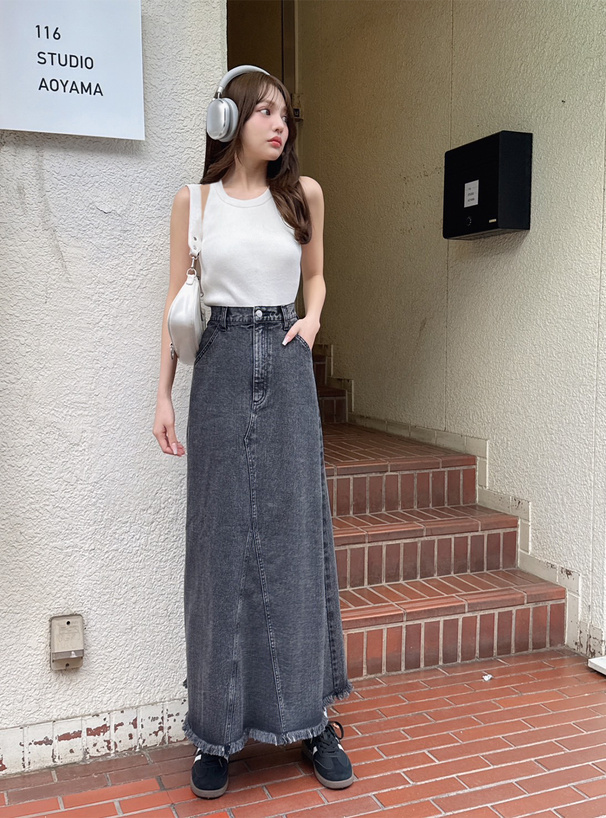 アメスリリブニットタンクトップ