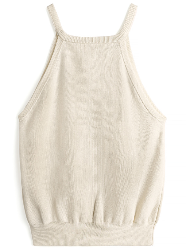 karry アメリカンスリーブ ニットトップス(黒) KARRY American sleeve tank ブラック - メルカリ