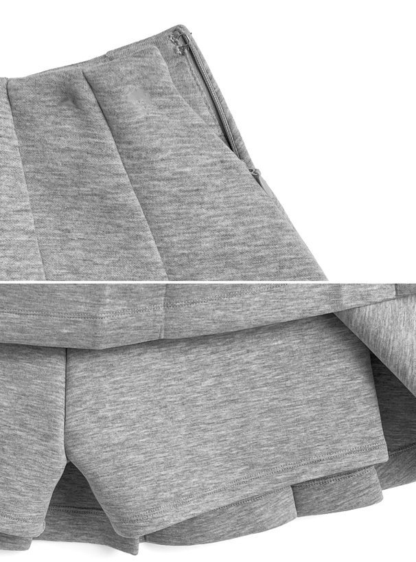 3wayトップス×プリーツミニスカートセットアップ