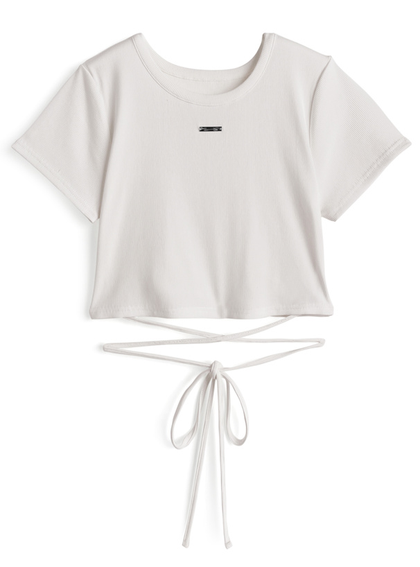 ウエストリボンTシャツ[ru1194]