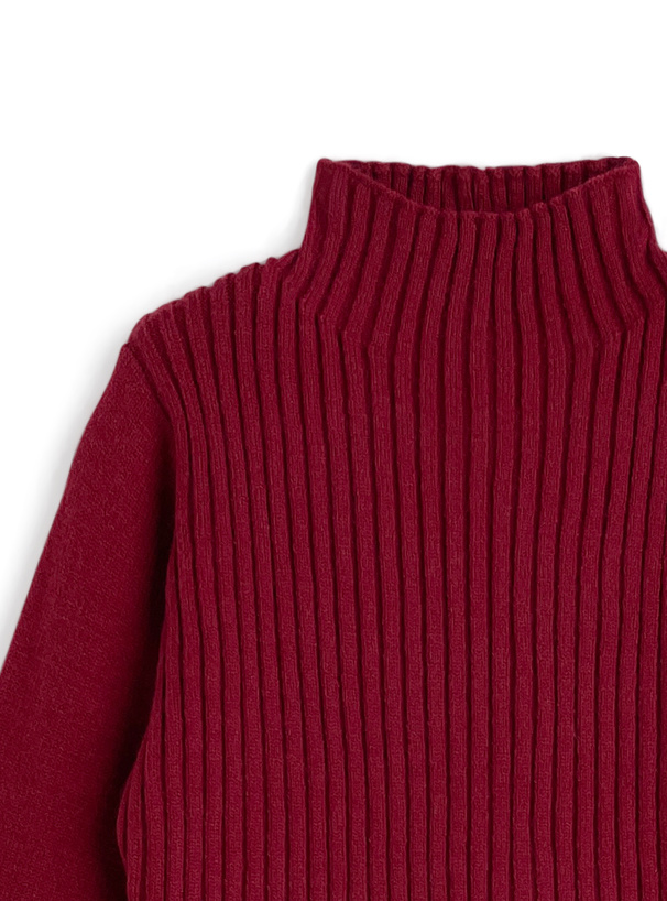 ハイネックニットトップス