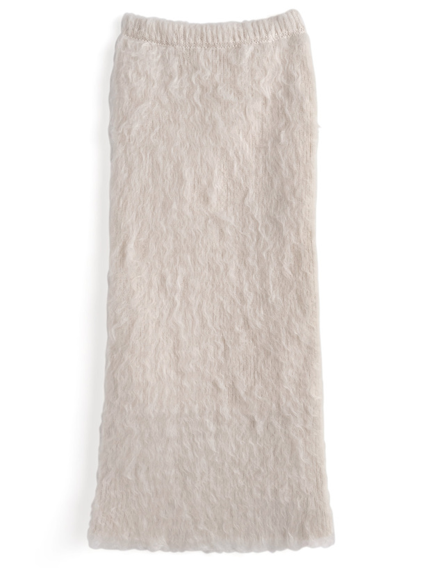 ニットタイトロングスカート