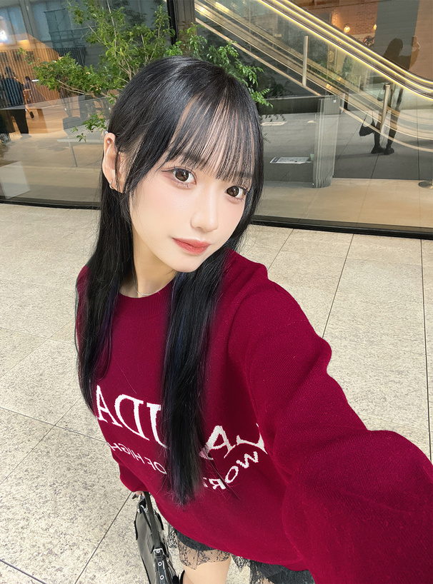 ロゴジャガードニットトップス[ru1218] | レディースファッション通販